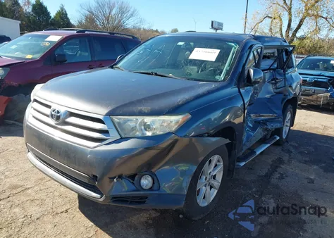 2013 Toyota Highlander Se V6 from USA, damaged, VIN 5TDZK3EHXDS100806